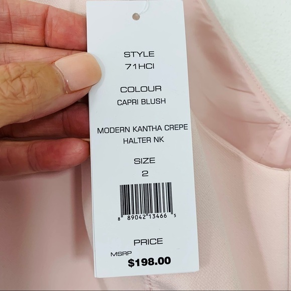 NWT French Connection 'Kantha' Crepe Sheath Dress in Capri Blush - Picture 4 of 10